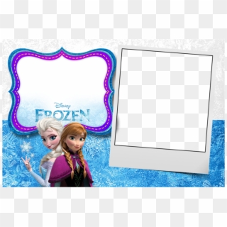 Frozen Birthday Invitation Templates For Girls With - Invitacion Cumpleaños Frozen Png Clipart