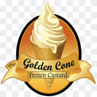 Golden Cone Logo No Background-597d3e2d7846c - Soft Serve Ice Creams Clipart