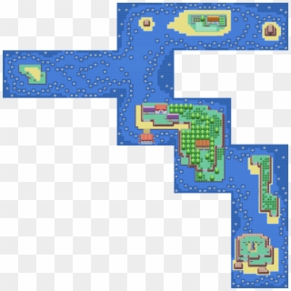 Five Island - Pokemon Fire Red Sevii Islands Map Clipart