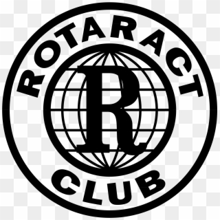 Rotaract Club Logo Png Transparent - White Rotaract Club Logo Png Clipart