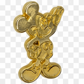 Mickey Mouse, Gold - Brass Clipart