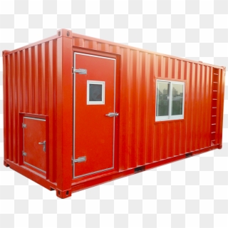 Container Conversion Fabrication Convertainers Cabin - Open Top Bulk Container Clipart