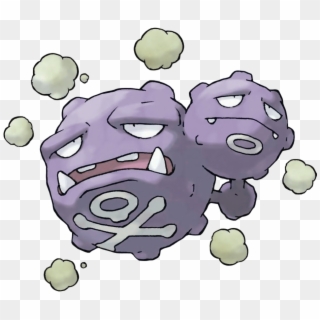 Weezing Pokemon Firered And Leafgreen Official Art - Pokemon Poison Clipart
