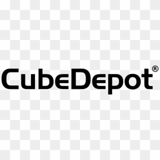 Cubedepotlogo Blacklogo Notagline - Cube Depot Clipart