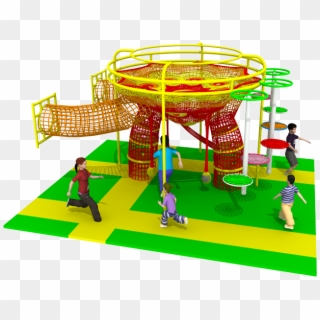 Rainbow Tree Swing - Playground Clipart
