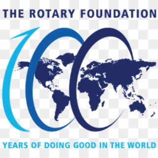Humanitarian Grants From The Rotary Foundation Enable - Rotary Foundation 100 Years Logo Png Clipart