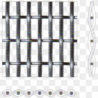 Rectangular Oblong Woven Wire Mesh - Gewebearten Clipart
