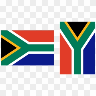 South Africa Flag Horizontal And Vertical - National Flag Of South Africa Clipart