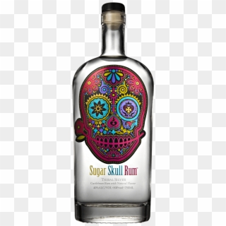 Sugar Skull Rum Tribal Silver Caribbean 750ml - Sugar Skull Rum Clipart