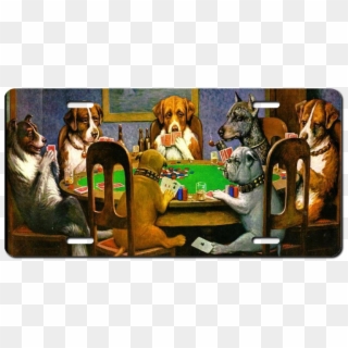 Dogs Playing Poker Clipart