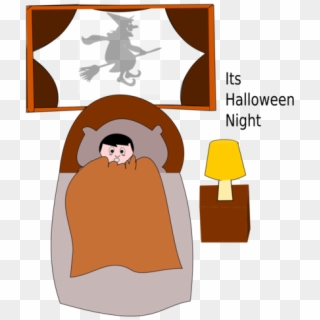 Dark Night Halloween Cartoon Dream - Halloween Clipart