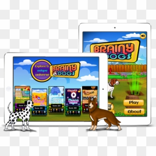 Enjoy Brainy Dogs Playing On Various Devices Like Iphone, - Boxer Clipart
