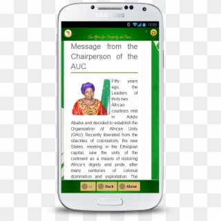 Learn About The African Union - Mobile Phone Clipart