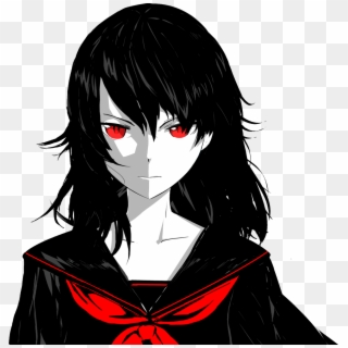 Yanderedev - Yandere Chan With Her Hair Down Clipart
