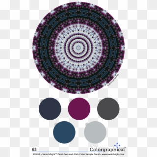 Color Inspiration 63 Featuring Benjamin Moore Paint - Circle Clipart
