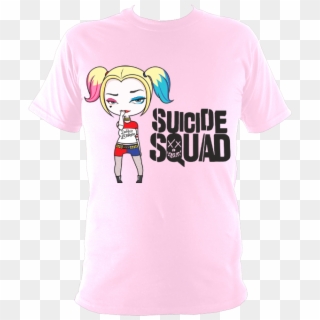 Harley Quinn Chibi Character - Aircraft On T Shirt Clipart