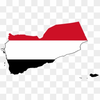 Saudi Coalition Threatens Force To Prod Yemen Rebels - Yemen Flag And Map Clipart
