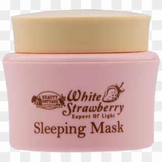 White Strawberry Expert Of Light Sleeping Mask Clipart