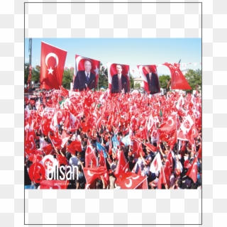 Seçim Bayrakları Bilsan - Crowd Clipart
