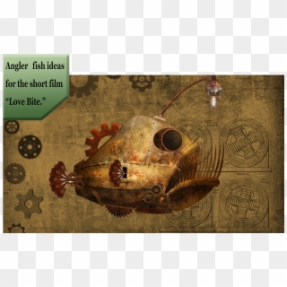 Steampunk Angler Fish - Anglerfish Clipart