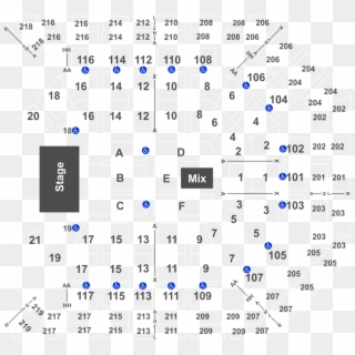The Eagles Tickets At Mgm Grand Garden Arena In Las - Mgm Grand Garden Arena Section 203 Row F Clipart