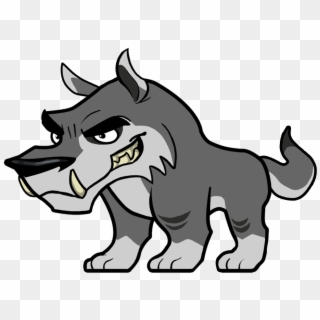 Animated Wolf Png - Wolf Cartoon No Background Clipart