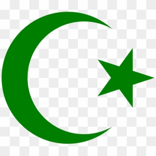 Star And Crescent - Muslim Logo Png Clipart