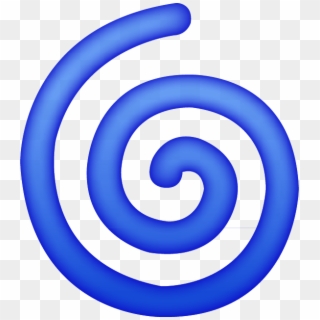 Free Ball And Moon Emoji - Blue Swirl Emoji Clipart