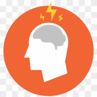 Idea - Brain Flat Icon Png Clipart