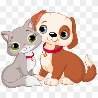 Picture Royalty Free Stock Clipart Of Dogs - Dog And Cat Clipart - Png Download