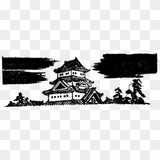 Big Image - Japanese Castle Clipart - Png Download
