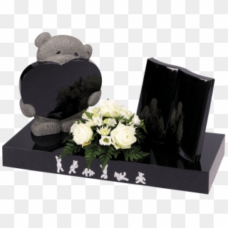 Children's Memorials & Headstones - Tumbling Ted Headstone Clipart