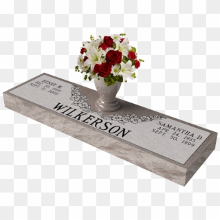 Companion Marker - Cemetery Grave Markers With Vase Clipart