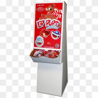 Rudolph Lip Pops Floor Display - Cartoon Clipart