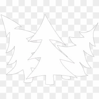 Christmas Tree Black And White Black And White Christmas - Illustration Clipart