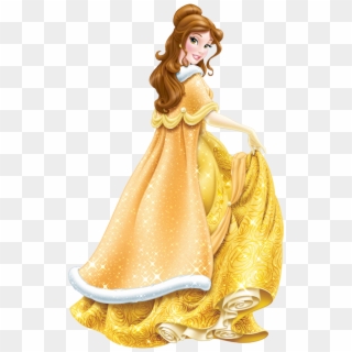 Disney Princess Clipart Winter Clipart - Belle Disney Princess - Png Download