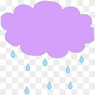 Rain Cloud Clipart Purple Clip Art Image For Teachers - Purple Rain Clip Art - Png Download