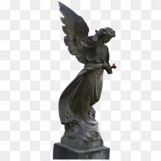 663 X 1205 6 - Angel Statues Png Clipart