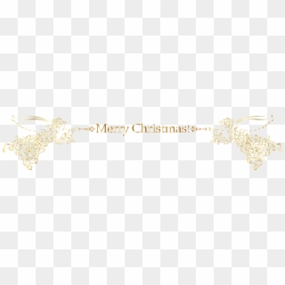 Merry Christmas Angels Decor Png Clipart Image - Calligraphy Transparent Png