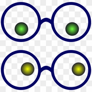Glasses - Eyes With Glasses Clipart - Png Download