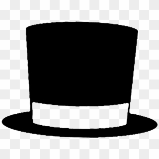 Top Hat Emblem Bo - Black And White Top Hat Clipart