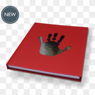 Personalized Foil Blocked Handprint Notebook - Illustration Clipart