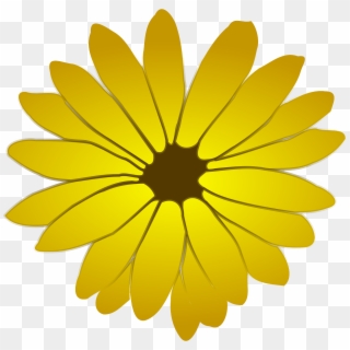 Yellow Flower Vector Png - Clip Art Flower Transparent Png