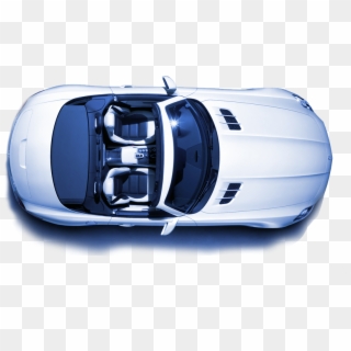 White Mercedes Benz - Sls Amg Roadster Clipart