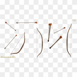 Arrow Bow - Bow And Arrows Transparent Background Clipart