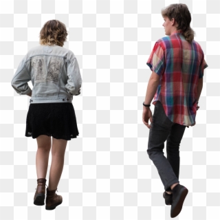Hipsterswalkingback - Person Back Walking Png Clipart