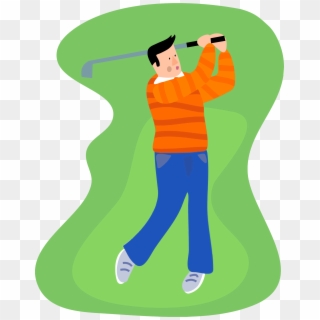 This Free Icons Png Design Of Golfing Guy Clipart