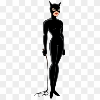 Catwoman Silhouette - Catwoman Png Cartoon Dc Clipart