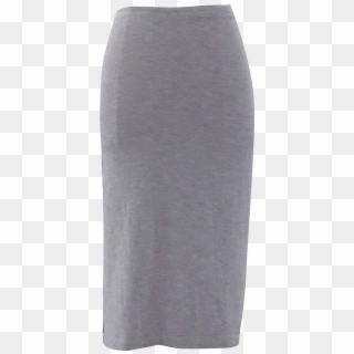 Gray Pencil Skirt By British Steele - Gray Skirt Png Clipart