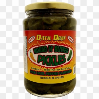 Datil Dew Bread N' Butter Pickles 24oz - Achaar Clipart